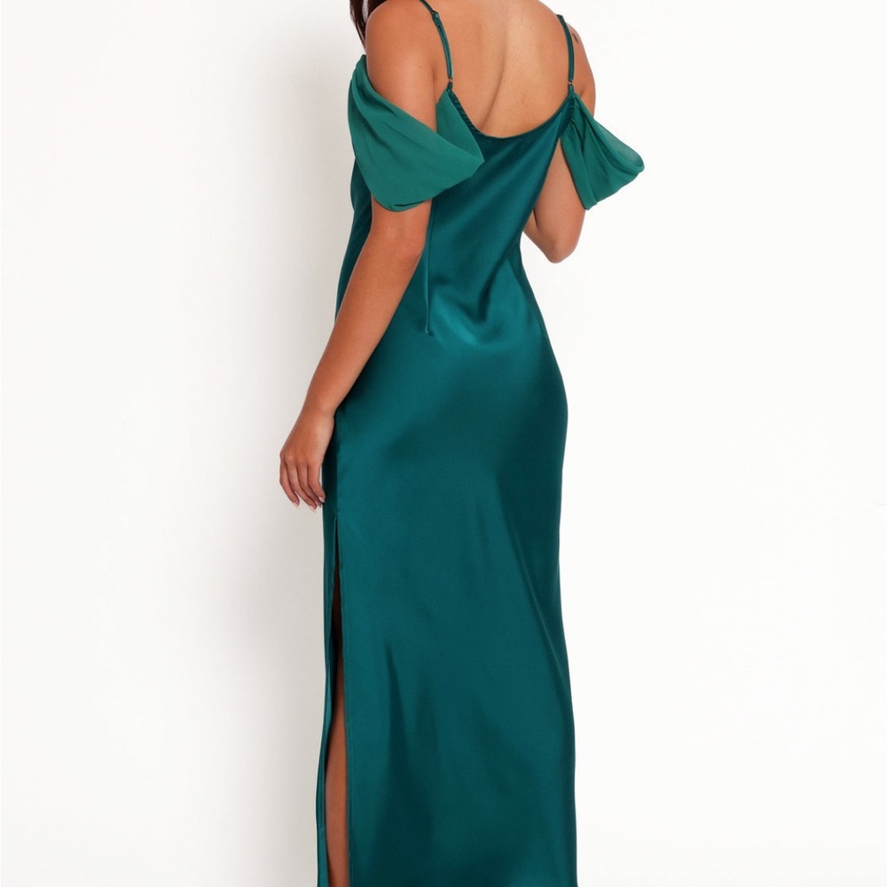 Petal & Pup Green Slit Maxi Gown - Picture 7 of 8